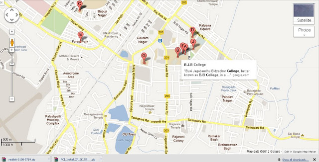 BJB College Bhubaneswar Area Map