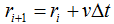 Velocity equation