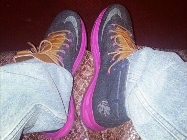 Another Look at the Nike LeBron X NSW Denim  Pink PE