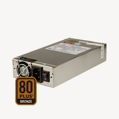 Dynapower SS-1U52ES 1U 500W Active PFC EPS 12V Short Depth 80 Plus Bronze Certified Server Power Supply