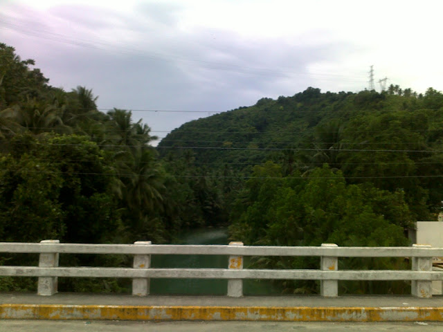 river from kawasan falls, badian, cebu, philippines