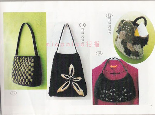 مجلة شنط كروشية ( crochet handbag )أكثر من 100موديل روووعة  بالباترونات  8