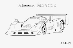 Free coloring pages of nissan drift car
