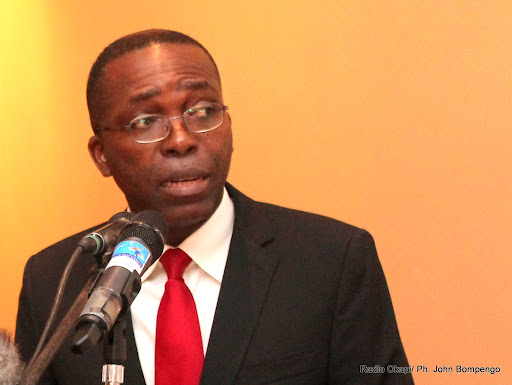 Premier Ministre, Matata Ponyo Mapon le 27/08/2012 à Kinshasa, lors des assises nationales du climat des affaires pour développer la RDC. Radio Okapi/ Ph. John Bompengo