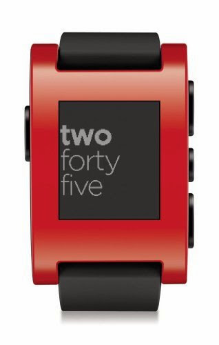  Pebble Smart Watch for iPhone and Android Devices (Red)