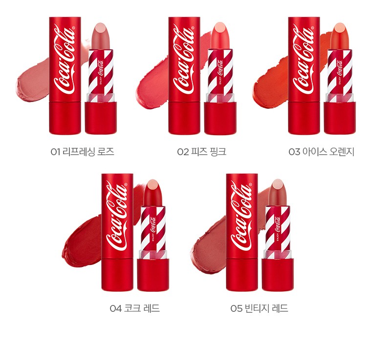 The Face Shop x Coca Cola Velvet Lipstick