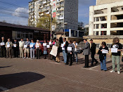 Protest împotriva distrugerii spaţiilor verzi din municipiul Suceava