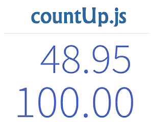 countUp.js – JavaScript Count Up with Animation