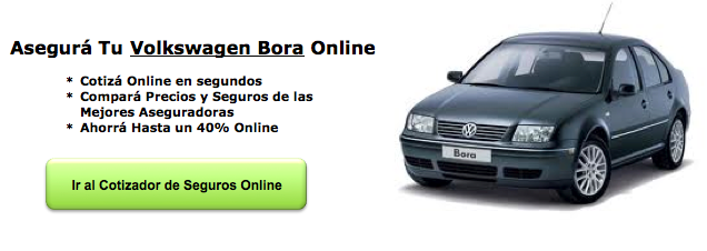 Seguros de Auto para Volkswagen Bora