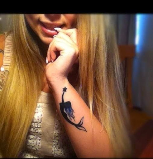 Mermaid Tattoos on wrist