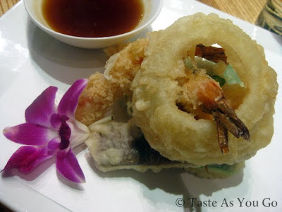 Shrimp and Vegetable Tempura at Kome Restaurant in Center Valley, PA - Photo by Michelle Judd of Taste As You Go