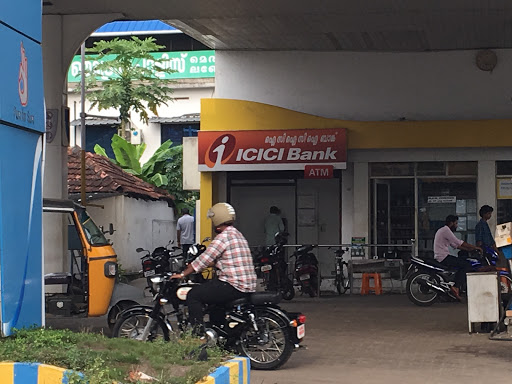 ICICI Bank ATM, Aleppey Petroleum Agency, Bpcl Dealer Near Medical College, Alappuzha, Kerala 688011, India, Private_Sector_Bank, state KL