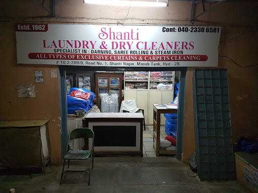 Shanti Laundry and Dry Cleaners, Rd Number 1, Shantinagar Colony, Masab Tank, Hyderabad, Telangana 500028, India, Laundry_Service, state TS