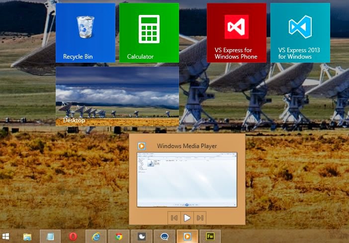 taskbar.