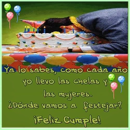 Saludos para festejar al cumpleañero Saludos para festejar al cumpleañero