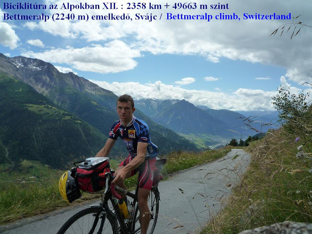 Györgyi Gábor : Bettmeralp (2040 m)  bringatúra / bicycle tour