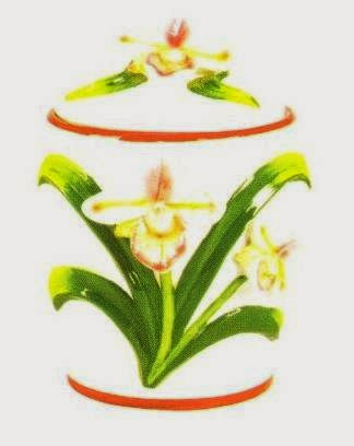 ORCHID 3-Dimensional Cookie Jar *NEW!*