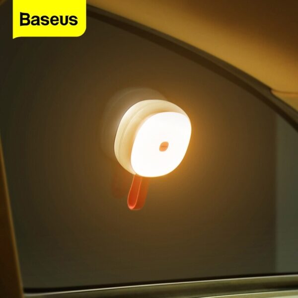 Baseus Solar Reading Magnet Light LED 2 Trong 1 Sạc Năng Lượng Mặt Trời Và Cáp Cho Xe Kiểu Dáng Đèn Ngủ Điều Khiển Cảm Ứng Đèn Trần Xe Hơi