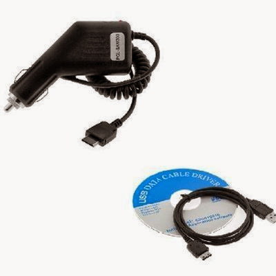  USB Data Cable + Rapid Car Charger for Samsung SGH-T301g