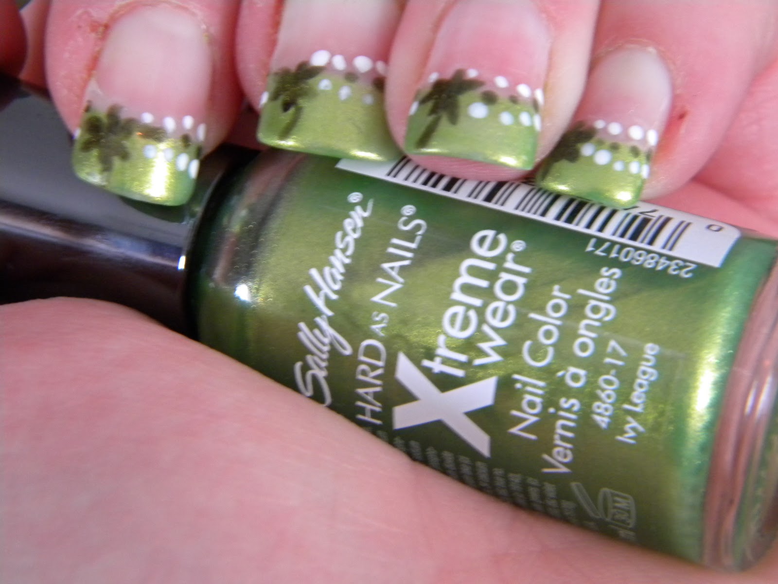 St. Patrick's Day Inspired Green Nail Design - wide 7