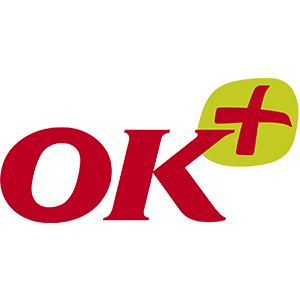 OK Plus Lysbro logo