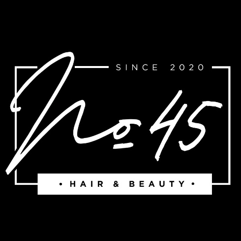 No. 45 Hair & Beauty logo