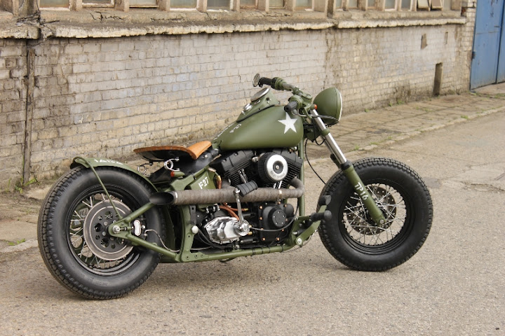 My Softail build Army bike Harley Davidson Forums