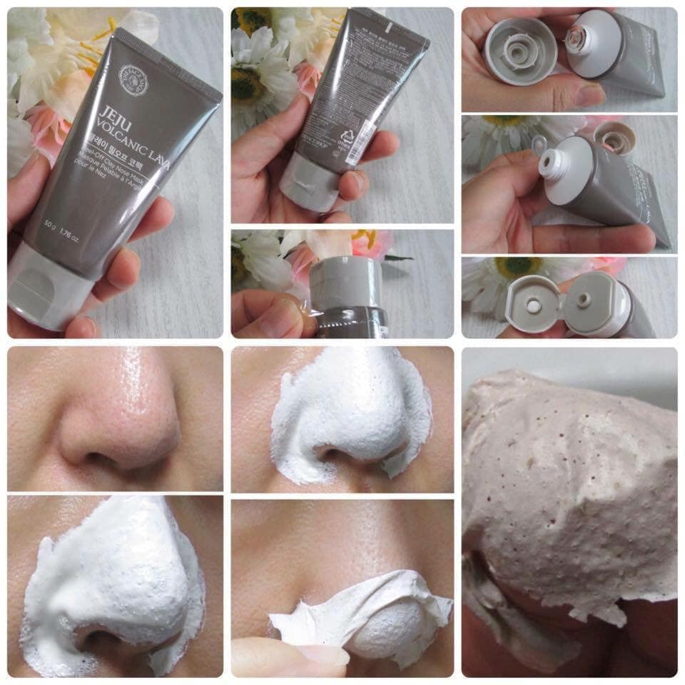 mặt nạ The Face shop Jeju Volcanic Lava Peel-off Clay Nose Mask