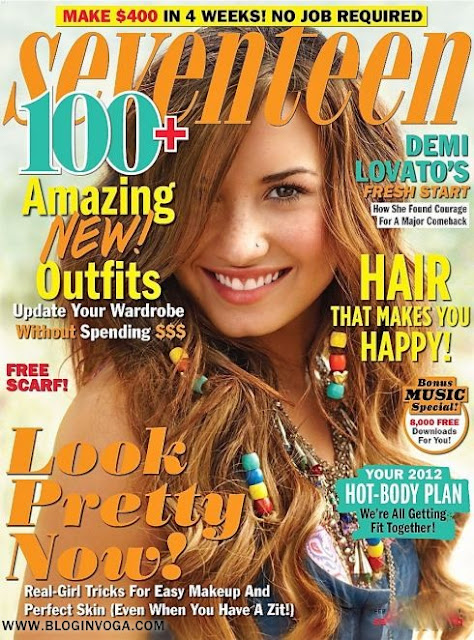 Seventeen, febrero 2012 - Demi Lovato