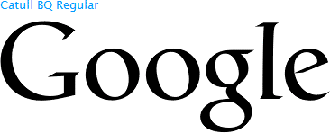 google logo font