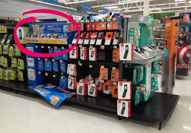 Walmart Family Mobile plans and phones (including the Samsung Galaxy Avant) at Walmart