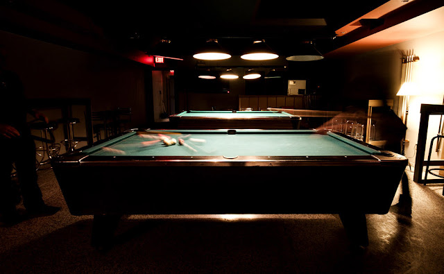 A pooltable
