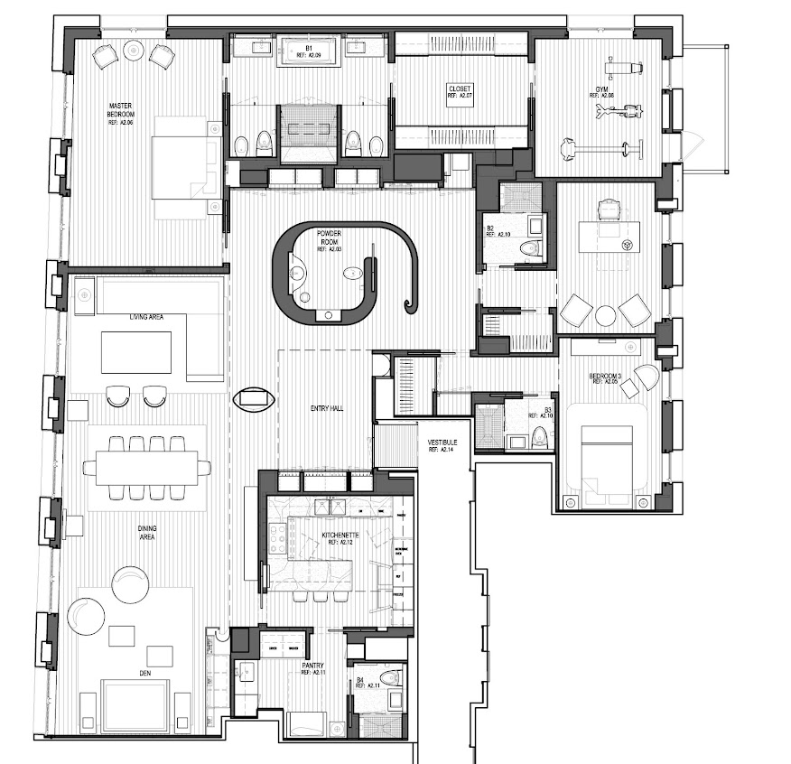 Laight Loft Furniture Plan.jpg incorporated architecture design benroth rolston stuart Laight Loft Furniture Plan.jpg