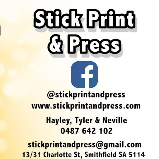 Stick, Print & Press