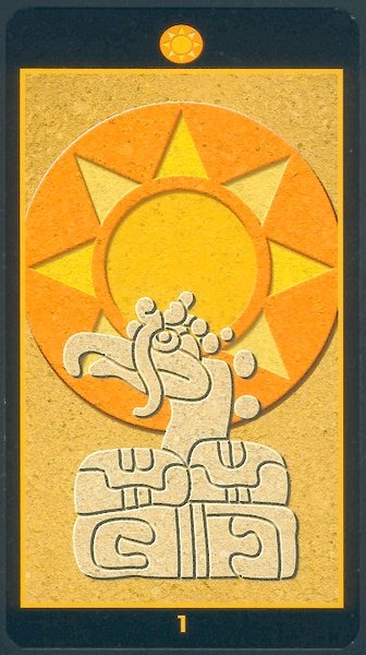 Таро Майя - Mayan Tarot. Галерея и описание карт. Ace-of-Suns