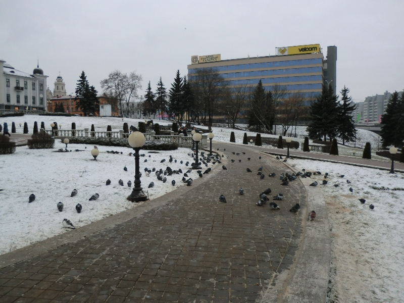 Один день в Минске 02-01-2012.