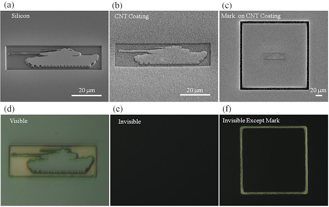 Perfect black coating reveals possibilities for astronomy and military