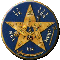 O Tetragrammaton, é uma complexa combinação de letras do alfabeto hebraico, grego e latino, associados a diversos símbolos conhecidos no ocultismo