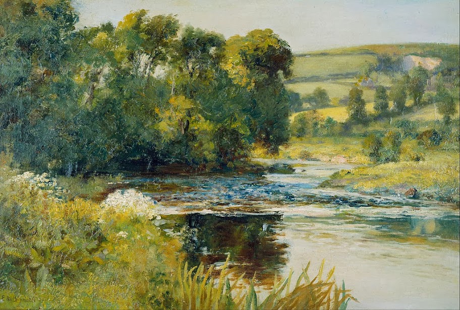 Edward Mitchell Bannister - Streamside - Google Art Project