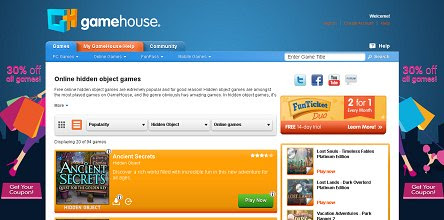 All Hidden Object Games - GameHouse