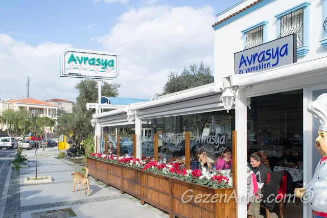 Avrasya Ev Yemekleri restoranı, Alaçatı Çeşme İzmir