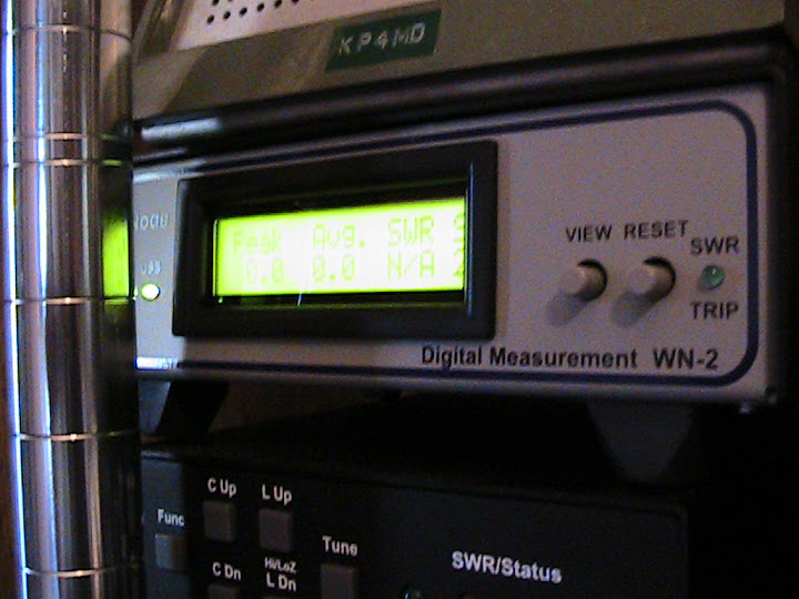 The WaveNode WN-2 LCD display unit, a
                      precision calibrated digital SWR/Power Meter,
                      interfaces with a computer through a USB serial
                      cable. The WaveNode software displays all
                      parameters, oscilloscope and modulation frequency
                      analyses on the computer monitor.
                      http://www.wavenode.com/wn-2.htm
