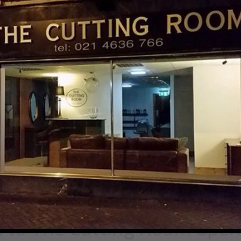 The Cutting Room hair salon logo