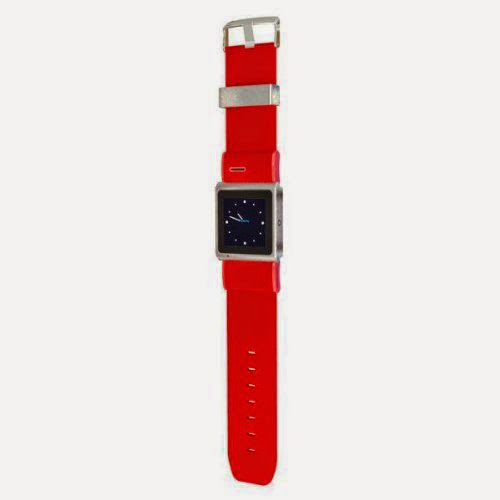  2013 New style Original british swap ec308 Android 4.04 System WIFI Smart Watch mobile phone (Red, Ordinary version)