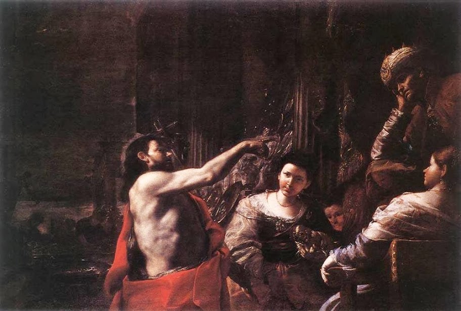 Mattia Preti - St John the Baptist before Herod