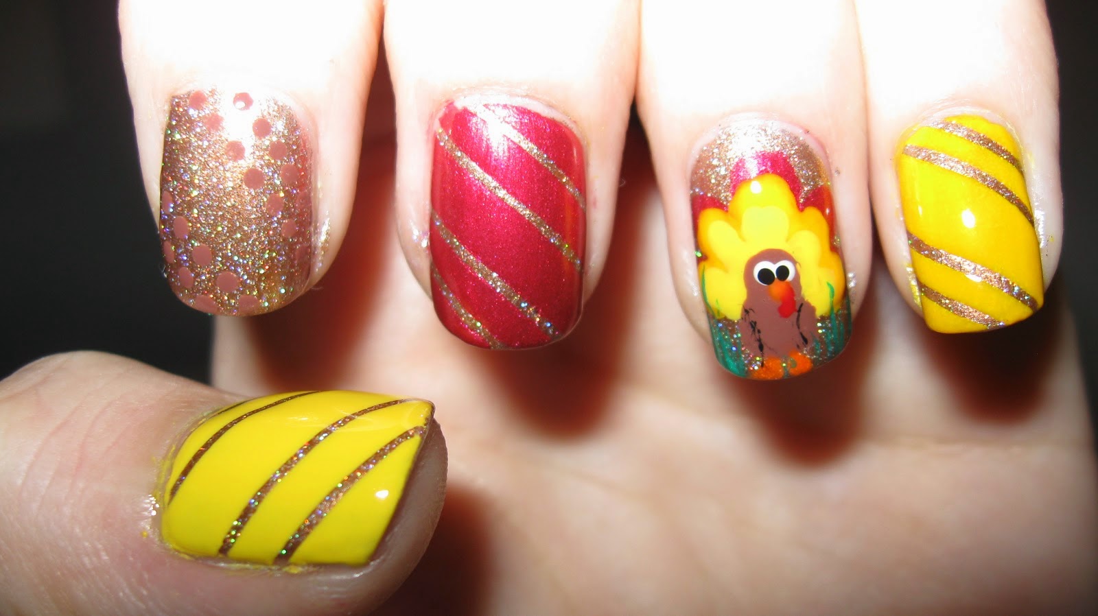 thanksgiving nail art ideas