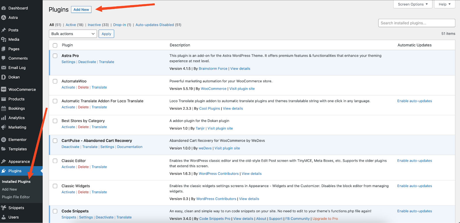 This is a screenshot of WordPress dashboard to add new plugin