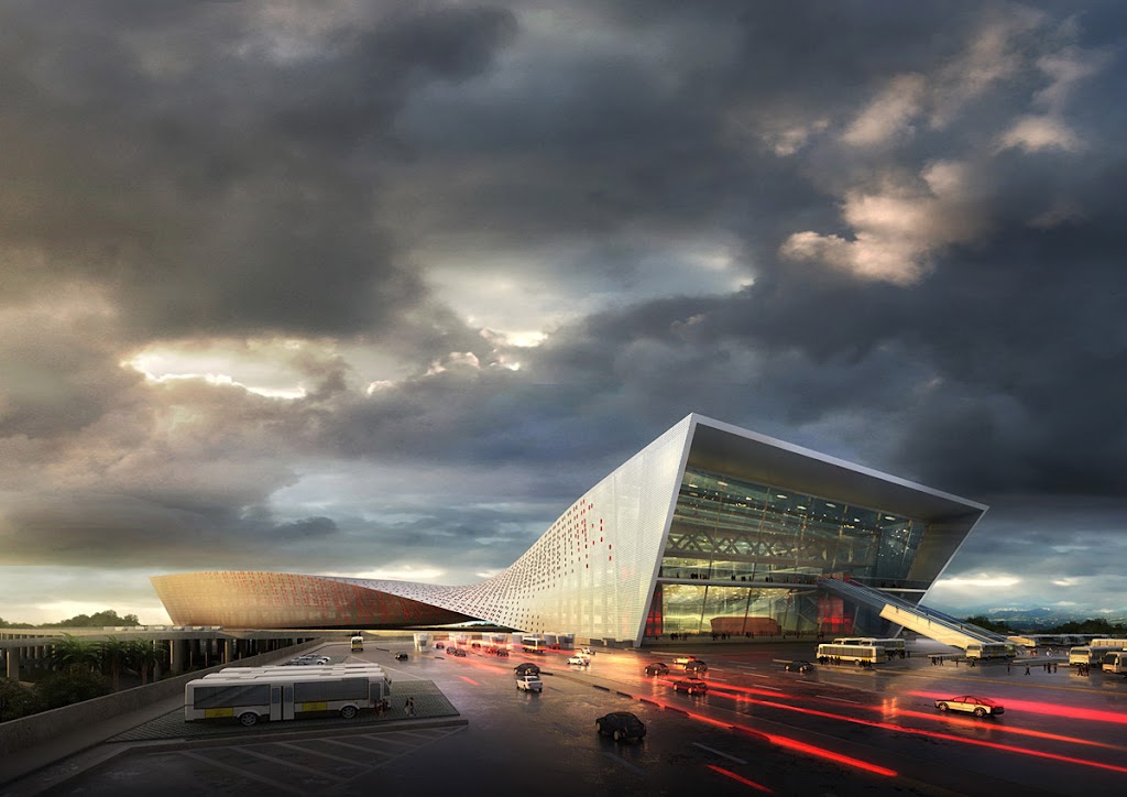 Liantang  Heung Yuen Wai Boundary Control Point Passenger Terminal Proposal design by WAU Design_#architecture