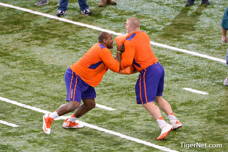 Clemson Pro Day Photos - 2014, Brandon Thomas, Football, Practice, Pro Day, Tyler Shatley