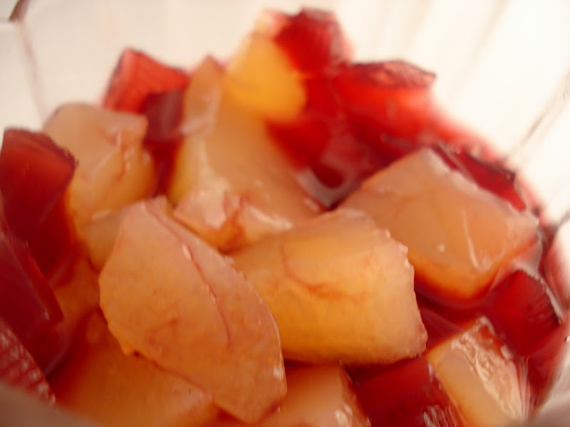 Agar du jour : heat wave spiced wine pears